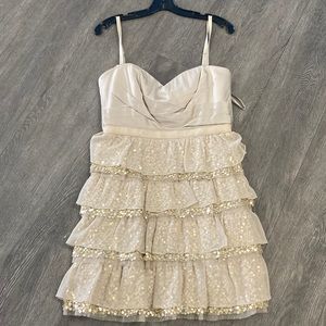 Sequin strapless dress
